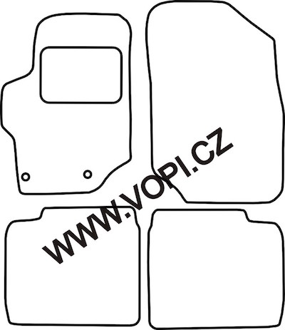Autokoberce Peugeot 301 2012 - Royalfit (3664)